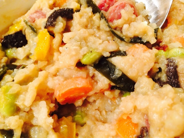 电饭锅版香菇腊肠饭