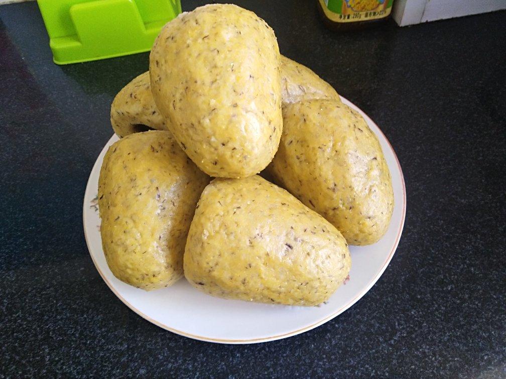 围炉夜话做的豆渣窝窝头