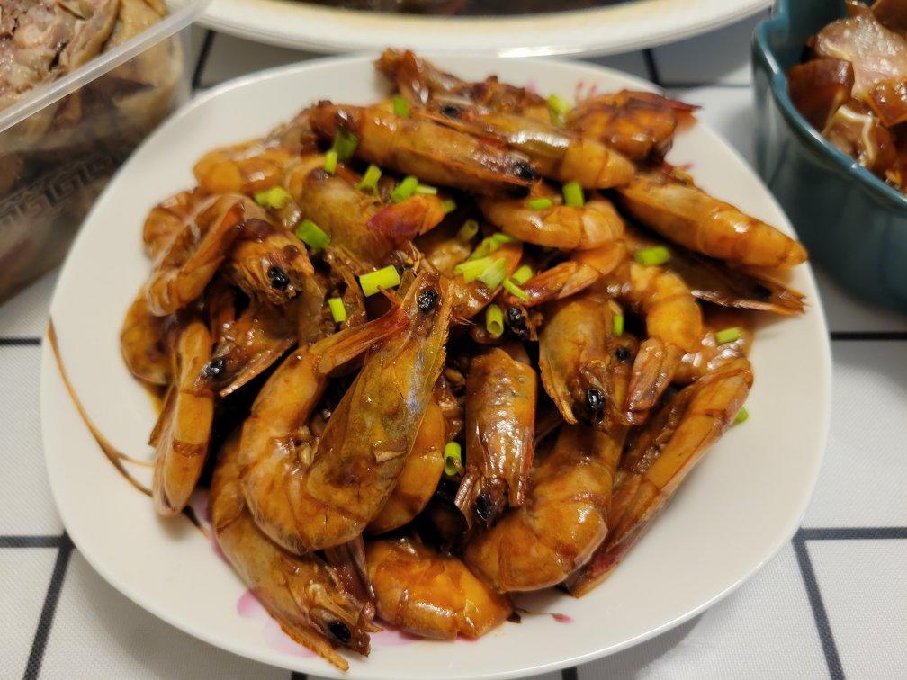 家庭版油焖大虾