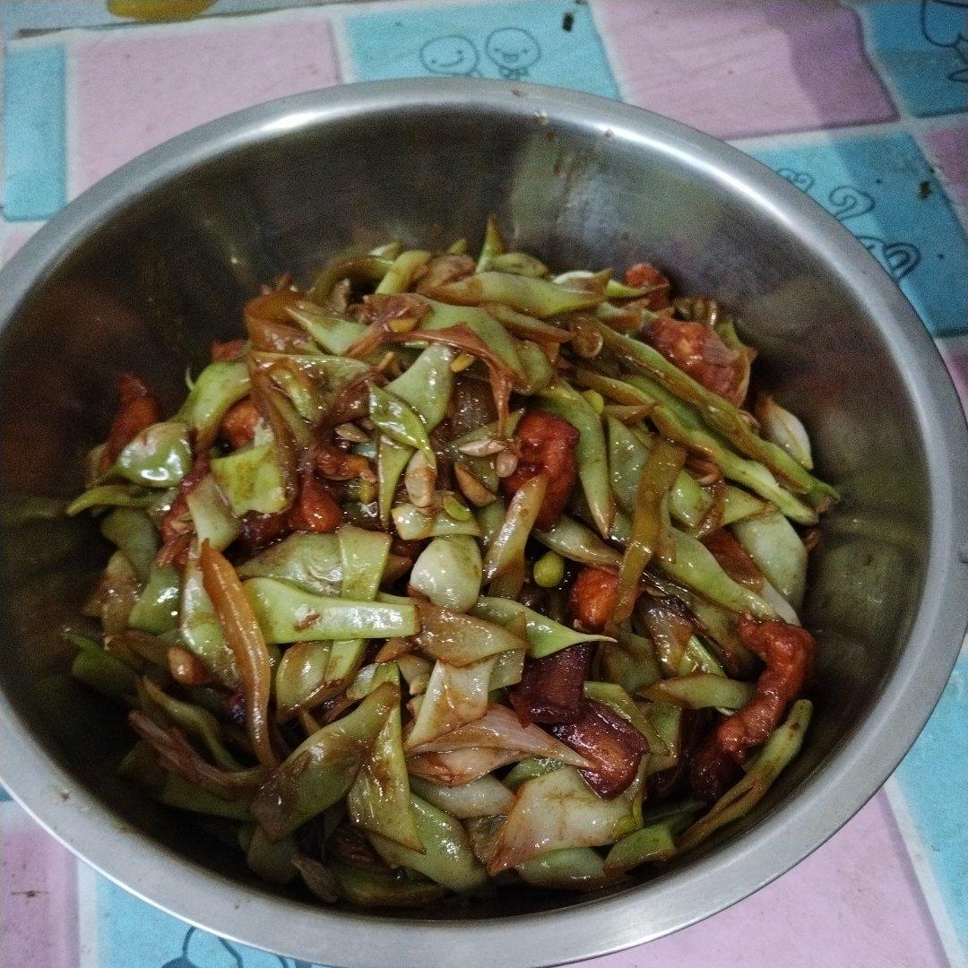 扁豆角炒肉
