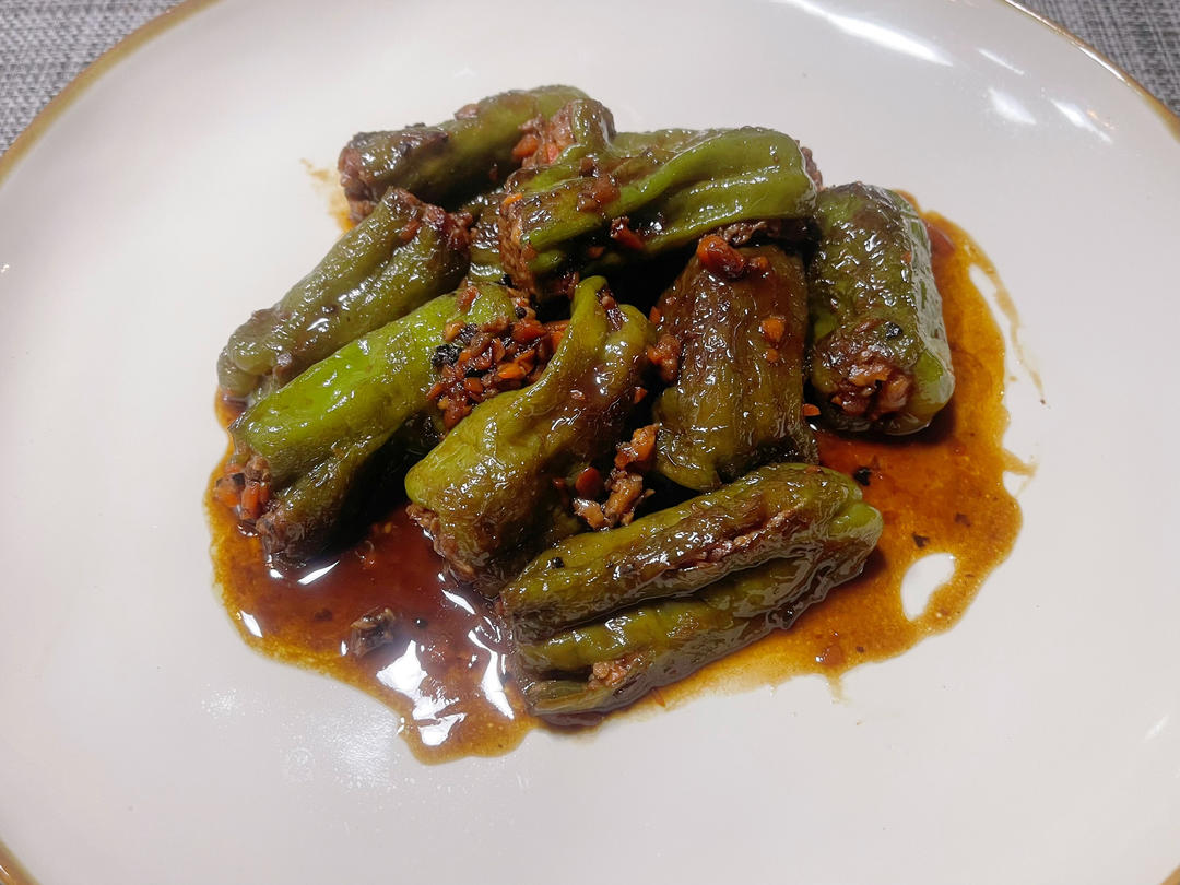 虎皮青椒/青椒塞肉