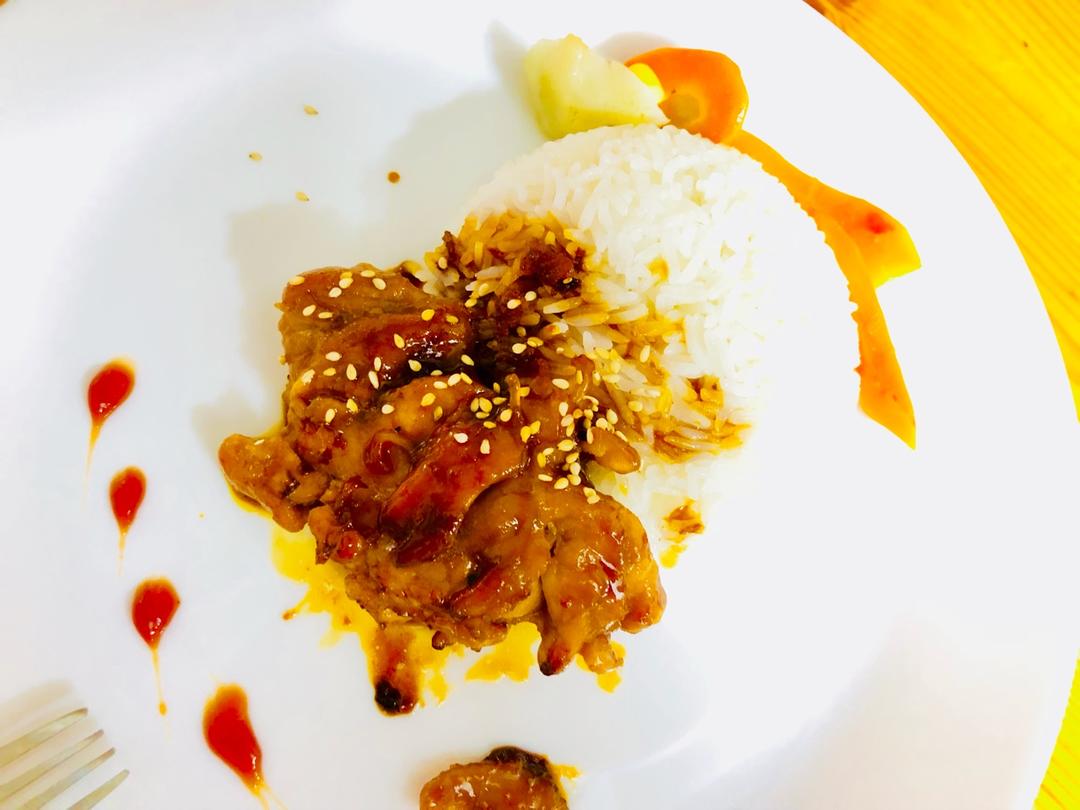 照烧鸡扒饭