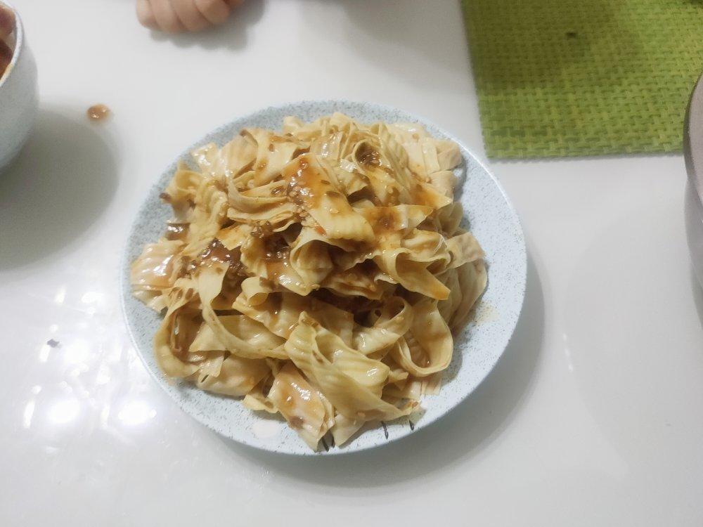 老式拌豆皮（小时候的味道）