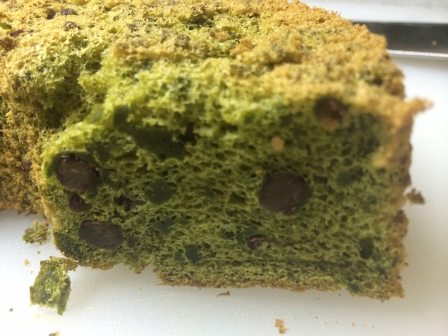 抹茶蜜豆戚风