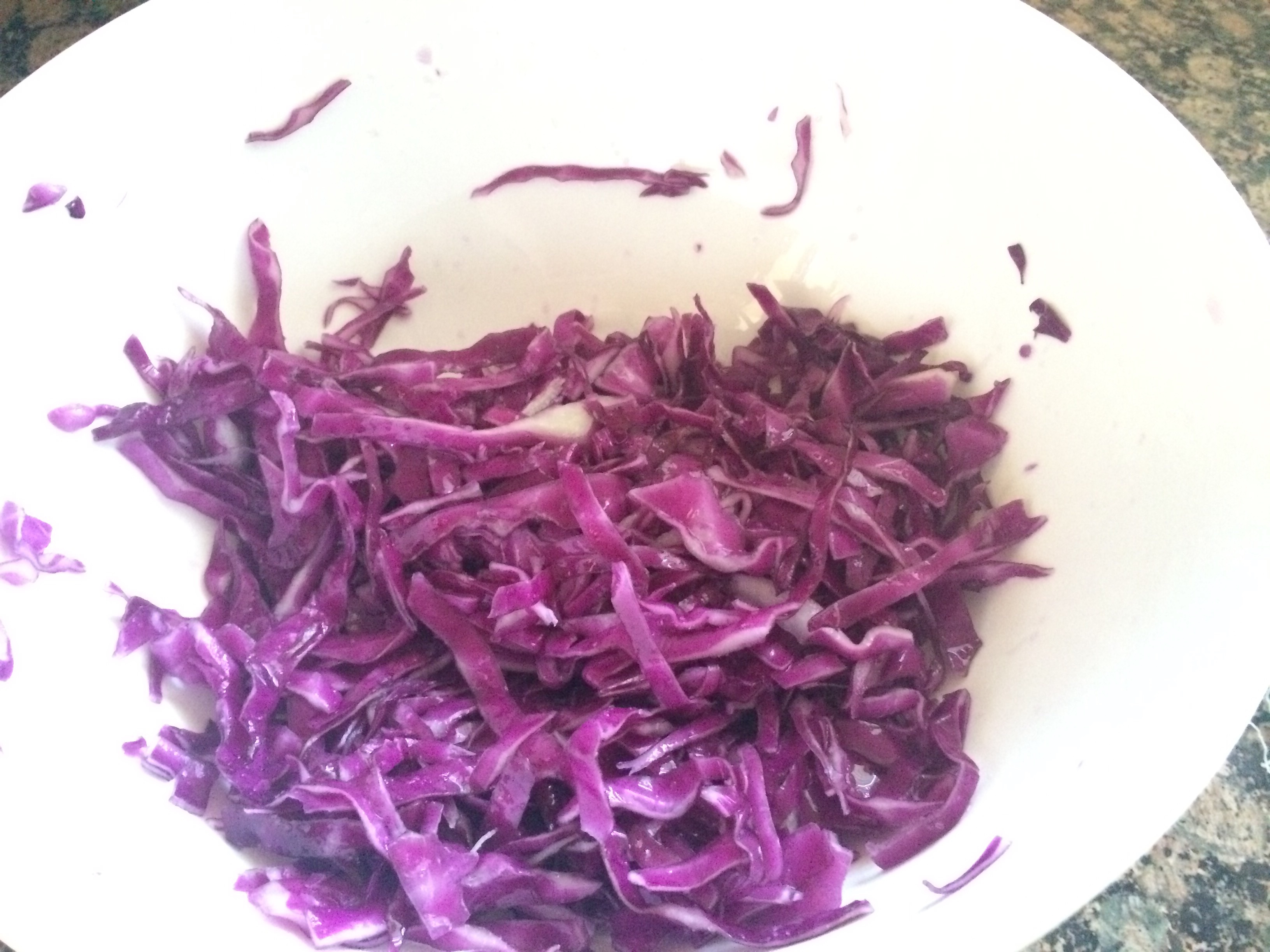凉拌紫甘兰的做法 步骤1