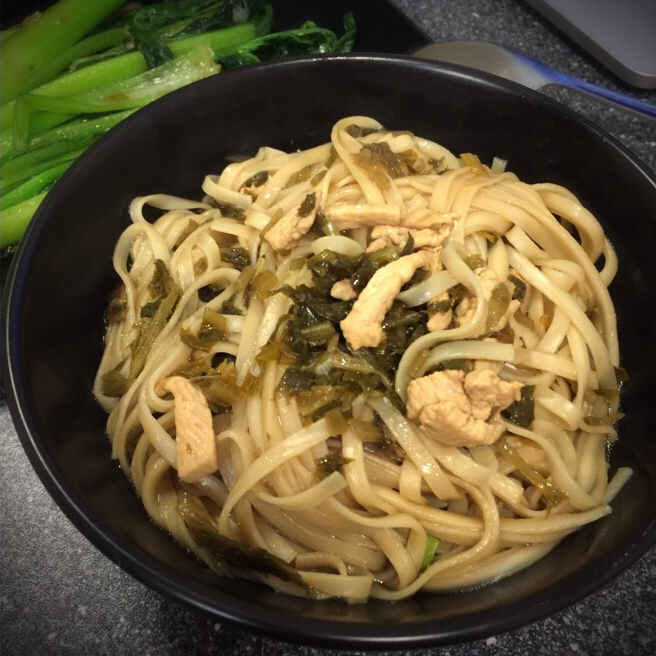 雪菜肉丝面