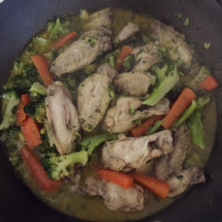 土豆咖喱鸡翅