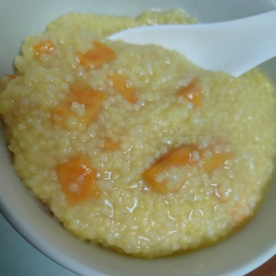 从小就爱喝的妈妈味道的小米地瓜（红薯）粥（简单又好吃）