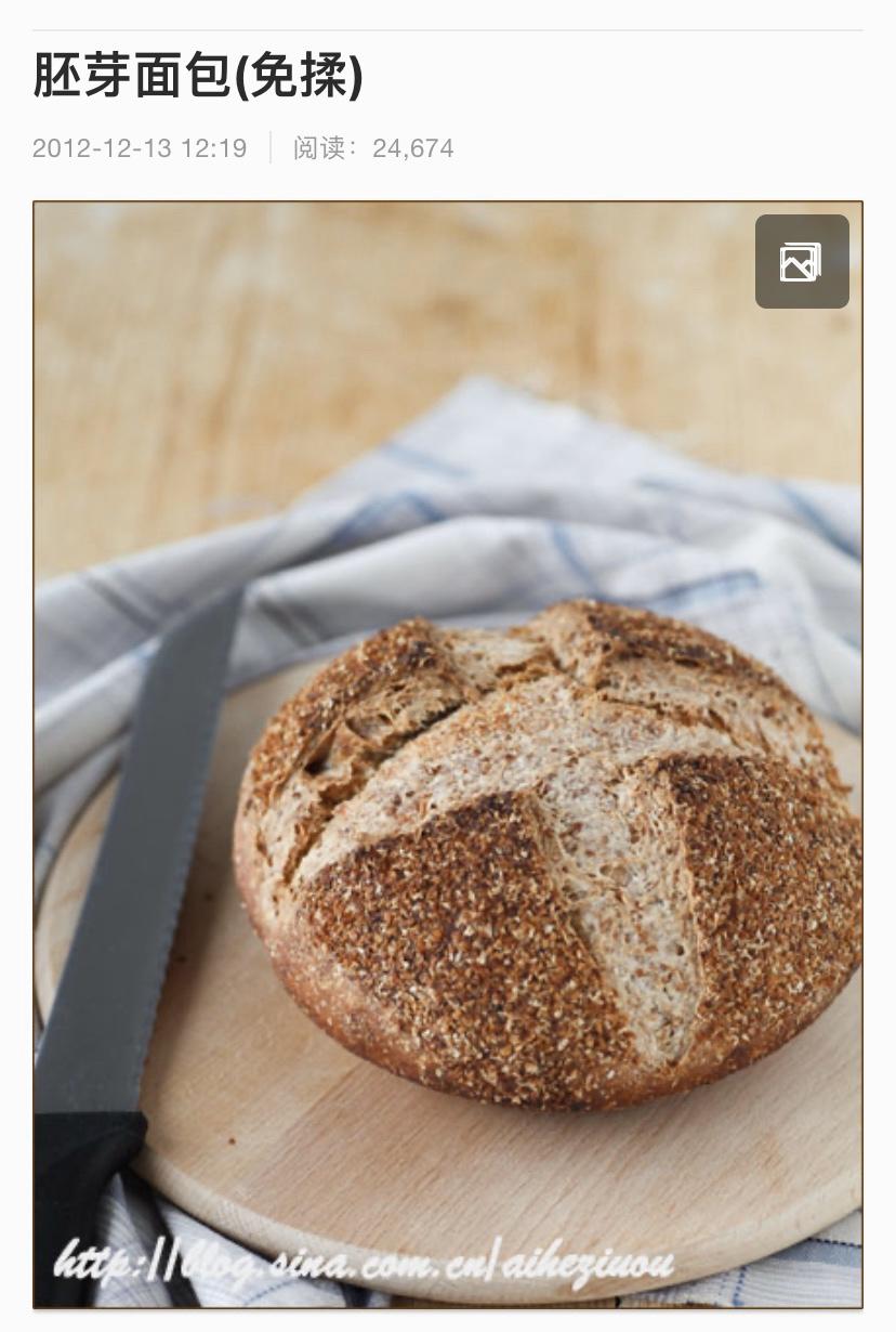 免揉胚芽吐司（爱和自由）的做法