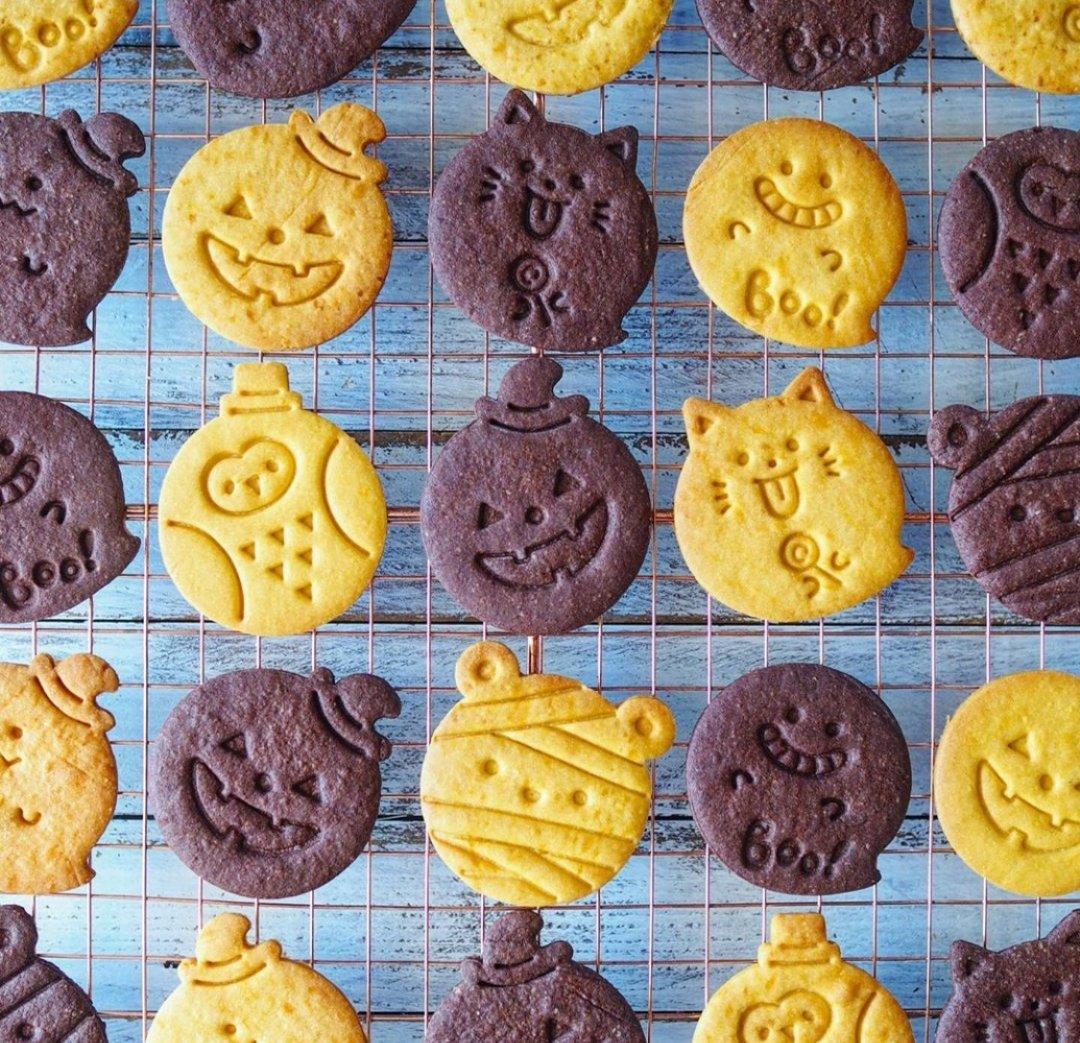 万圣节南瓜饼干