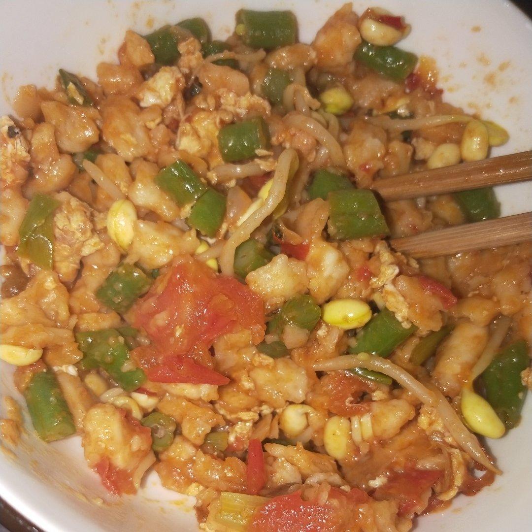 小炒煮馍（西红柿鸡蛋版）
