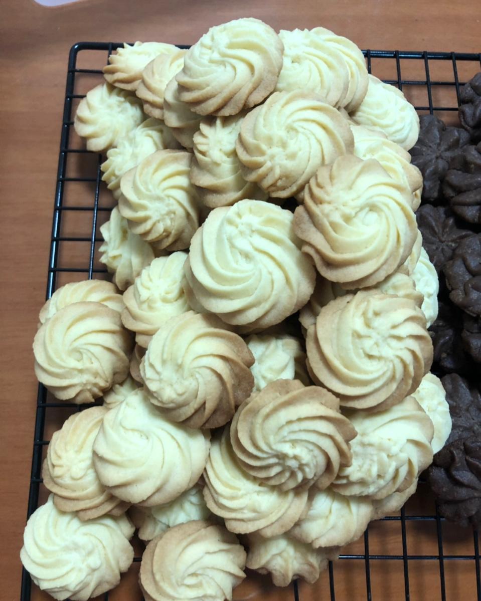 零失败花纹超级立体的黄油曲奇