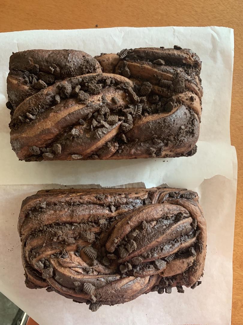 雪山巧克力吐司（巧克力奥利奥吐司面包）