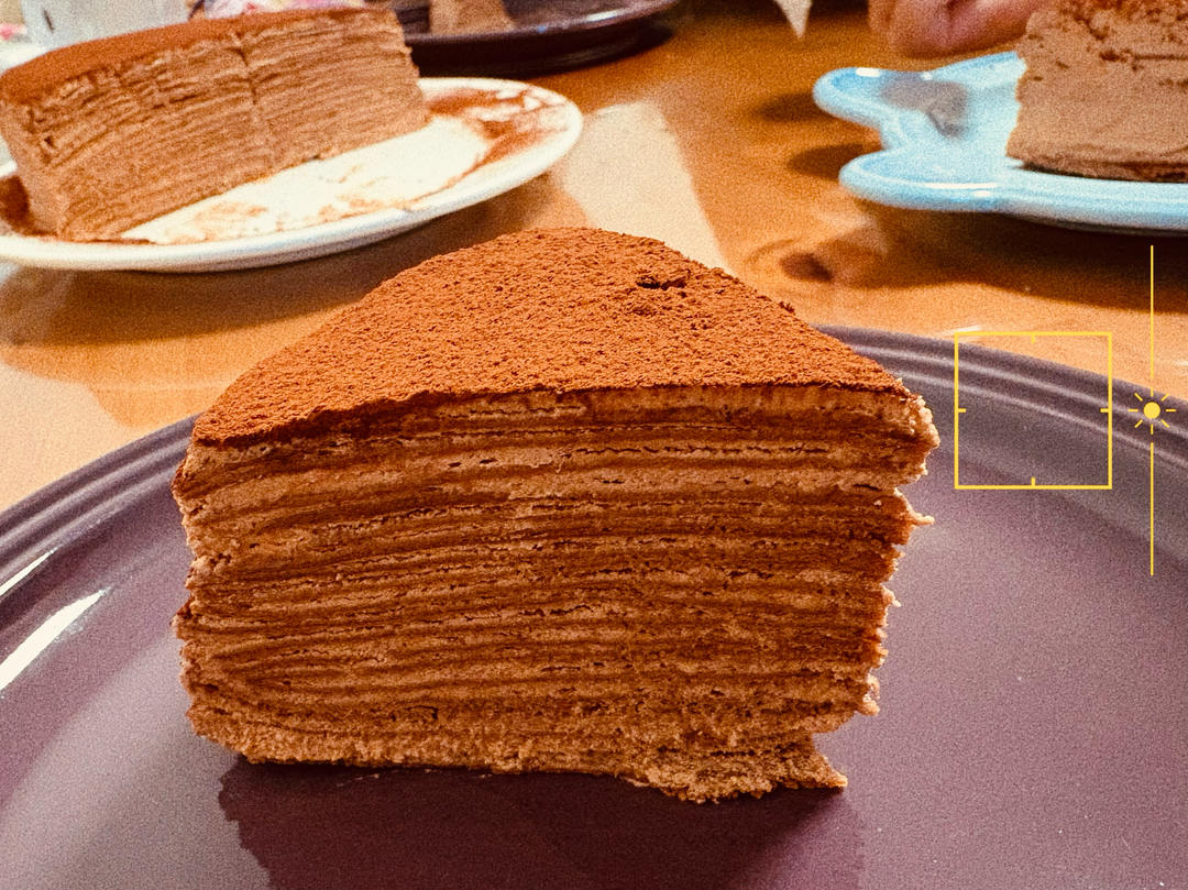 超浓郁香缇巧克力千层蛋糕（原创）