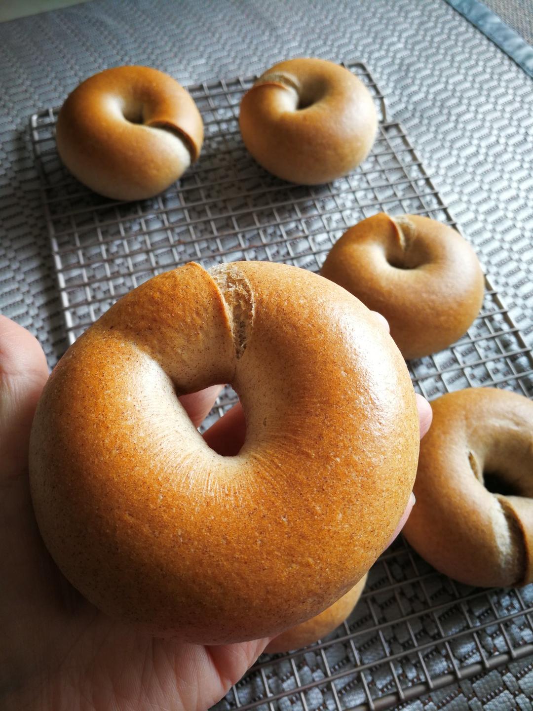 100%全麦贝果 基础纯全麦贝果