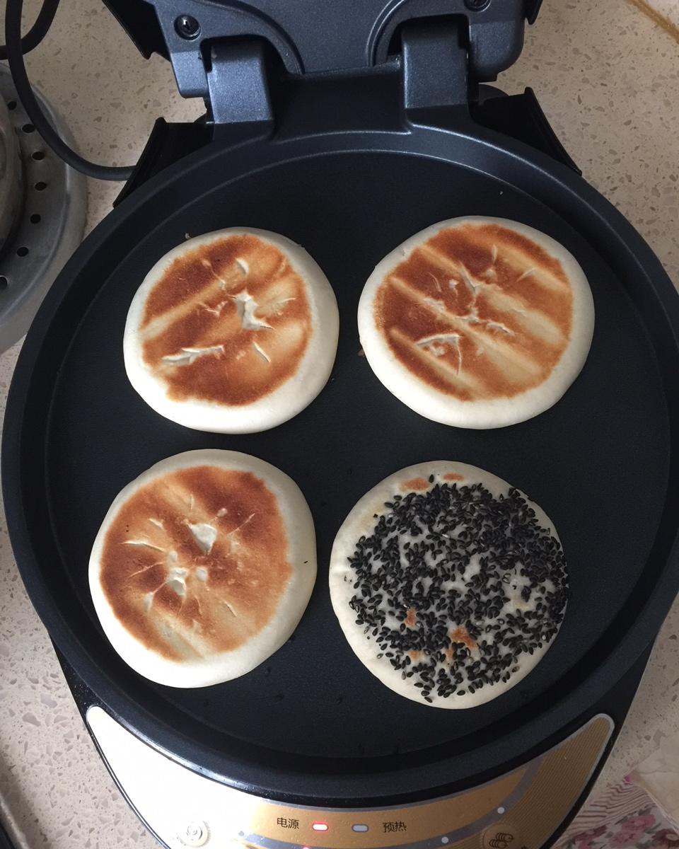 松软空心发面饼