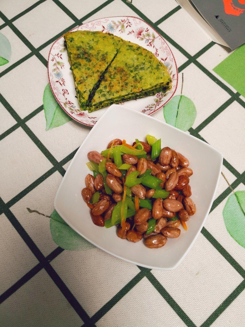 清爽芹菜拌花生米