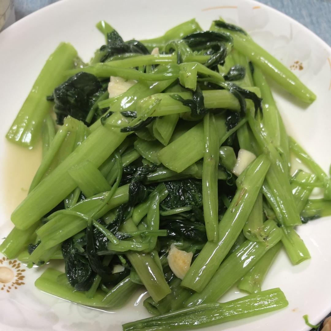 蒜香空心菜❗️5分钟快手菜