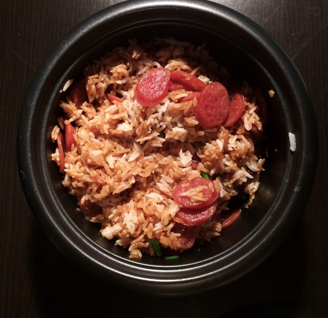 香肠煲仔饭