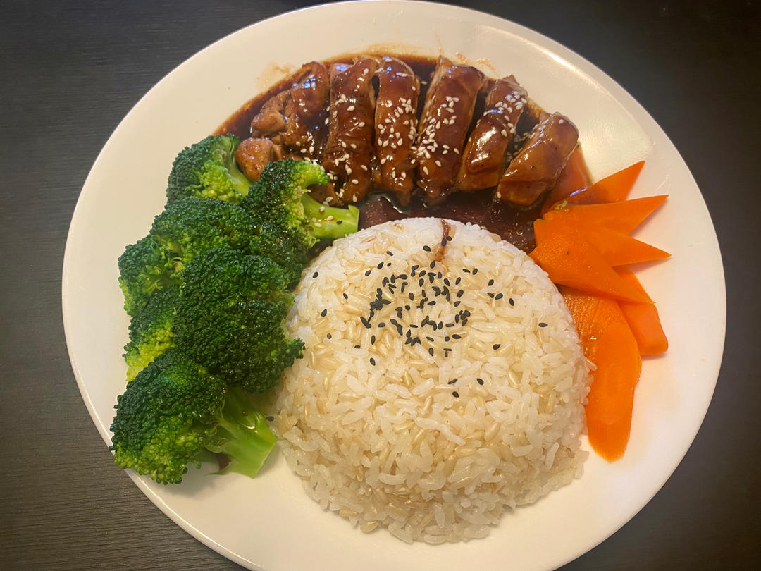 照烧鸡腿饭