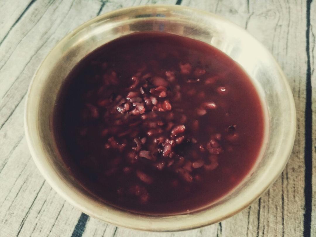 红豆黑米糖水（电饭煲版）