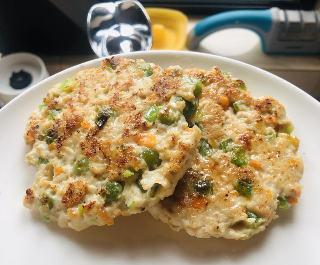 鸡胸肉饼