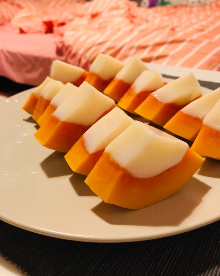 木瓜椰奶冻
