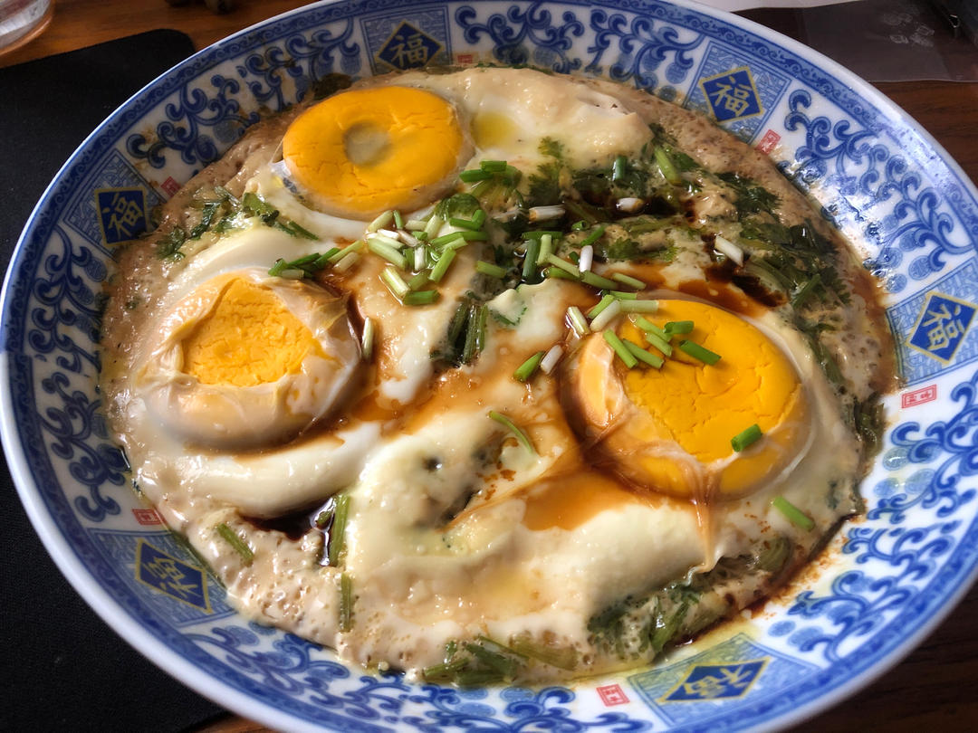 葱油蒸鸡蛋