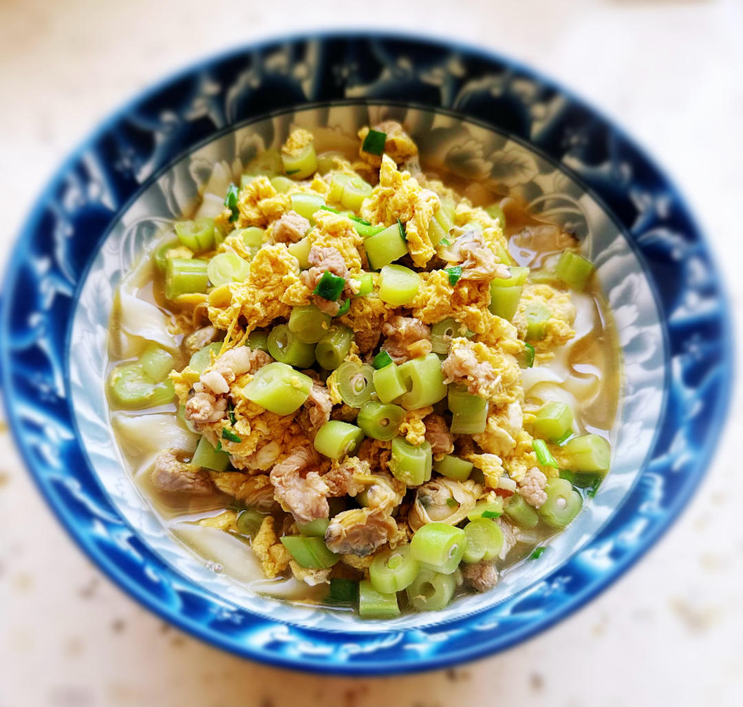 蛤蜊芸豆蔬菜面