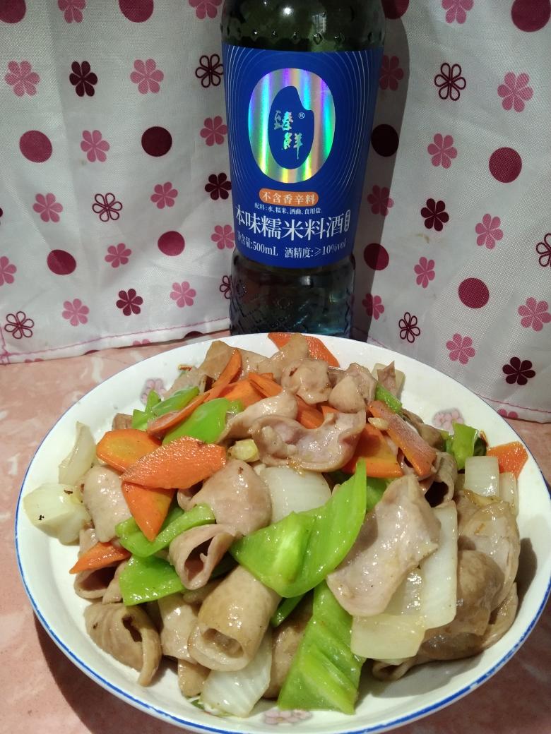 炒猪大肠的做法