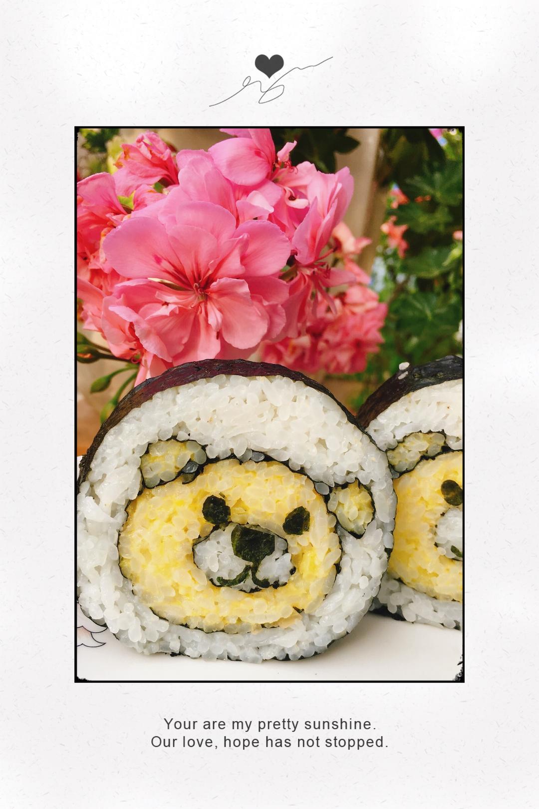 可爱的小熊寿司 卡通寿司 的做法步骤图 叮当00 下厨房