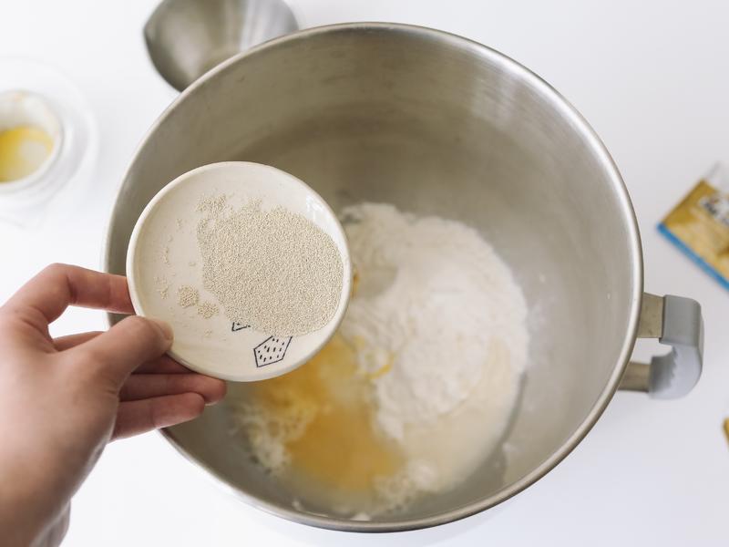 纯奶手撕吐司的做法 步骤1