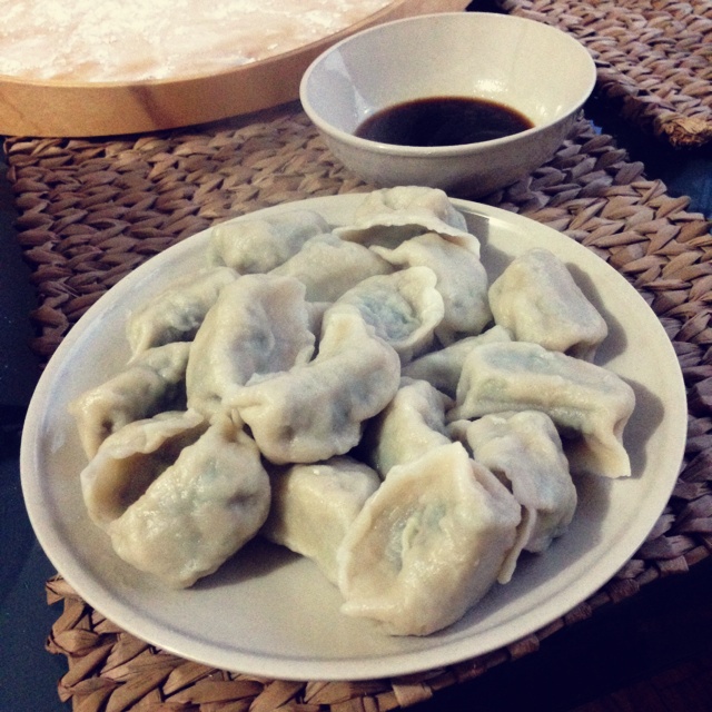 素荠菜饺子
