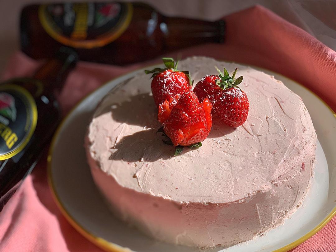 《Tinrry+》草莓奶油蛋糕（8寸配方）