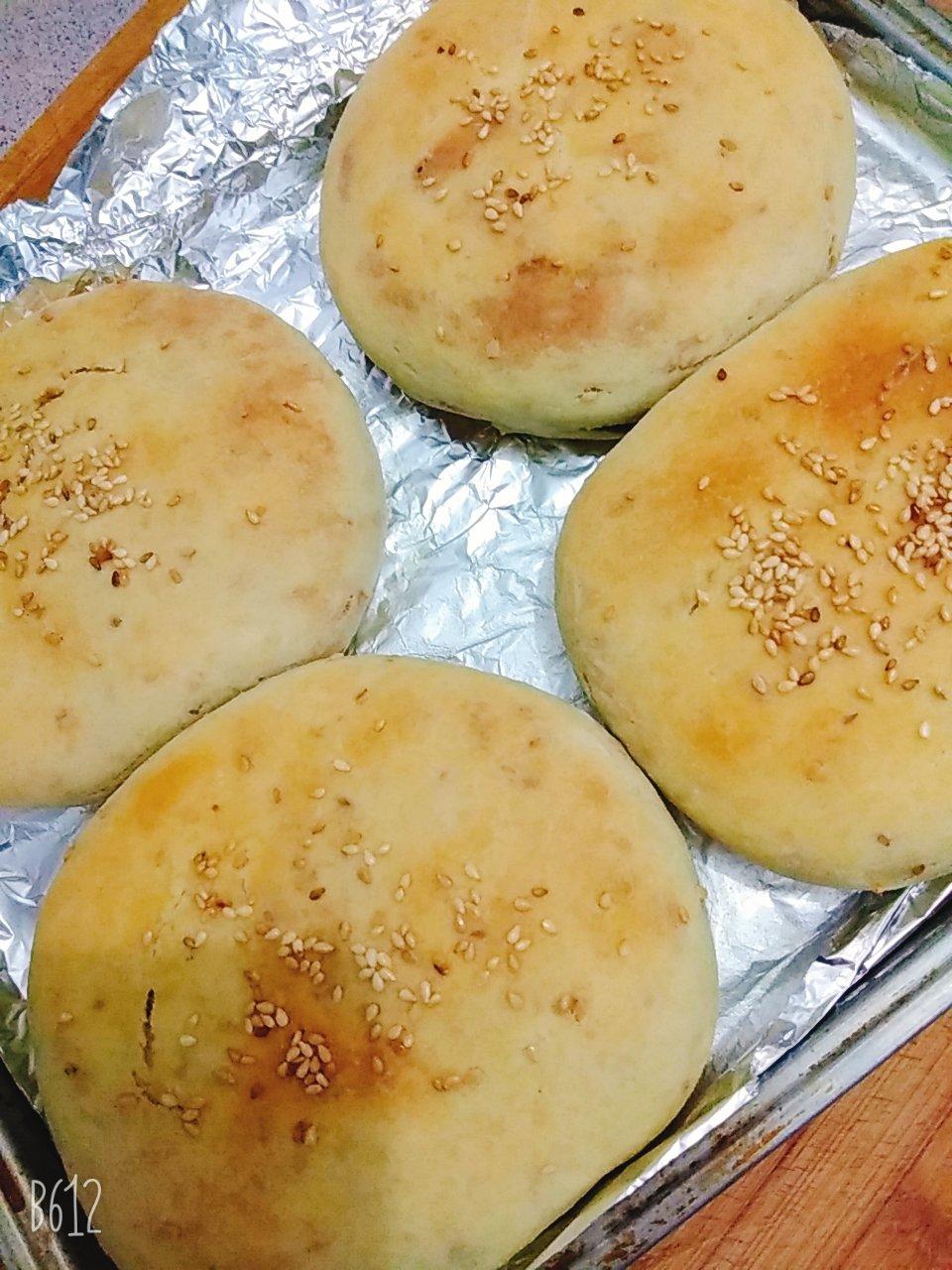烤箱版麻酱烧饼