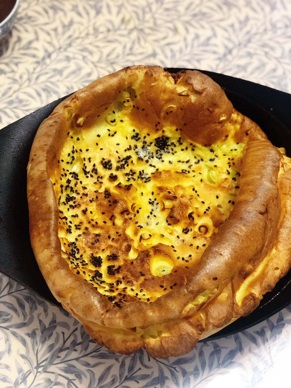 梓菡她妈做的小高姐烤箱鸡蛋饼