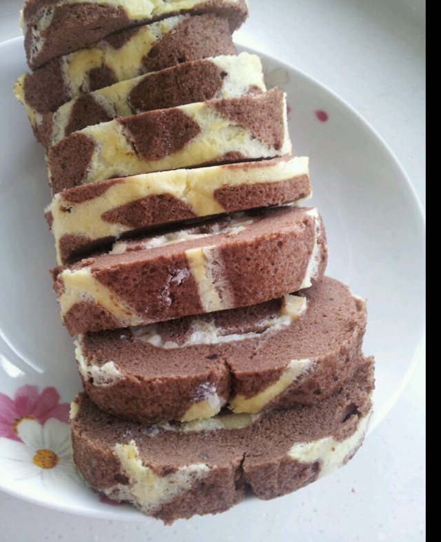 超萌长颈鹿蛋糕卷