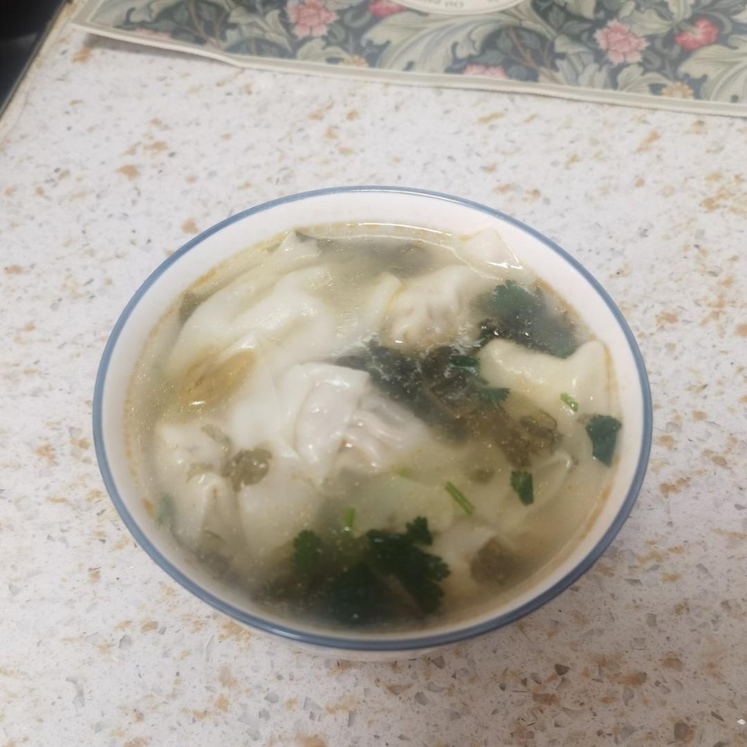 肉不柴的馄饨馅