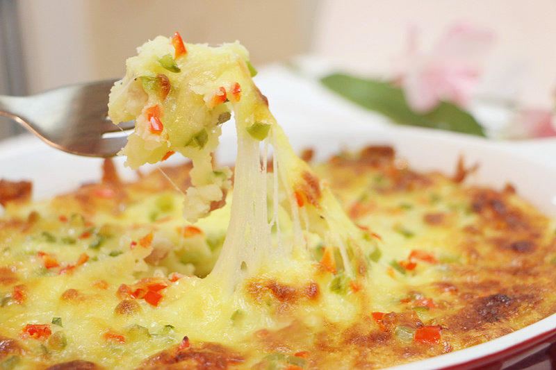 奶香十足，芝士焗土豆的做法