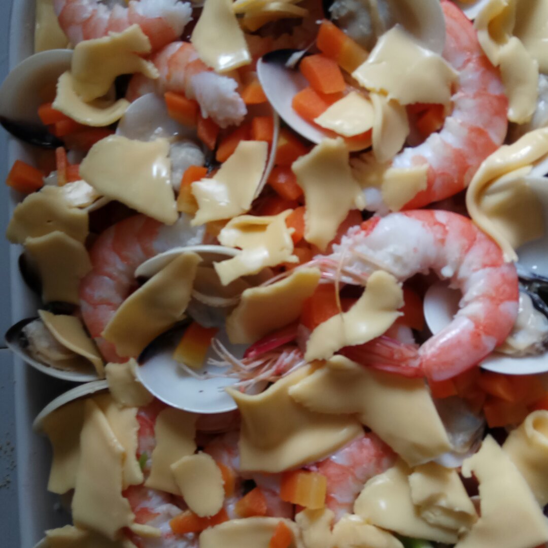 #视频#德普烤箱食谱：海鲜焗饭