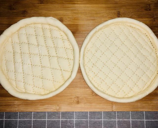 8寸披萨饼皮做法（🉑️厚🉑️薄，🉑️脆🉑️软）4张的做法