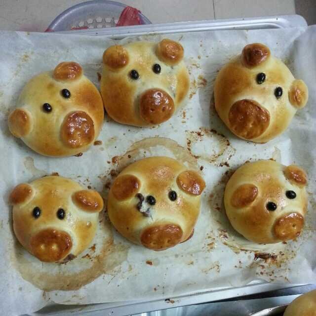 猪娃面包