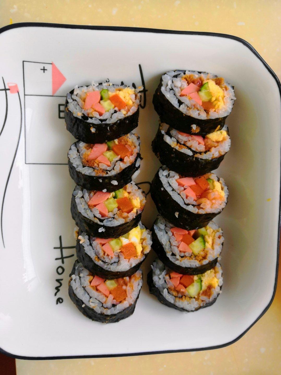 自制寿司（含寿司醋配方和超详细寿司卷法）