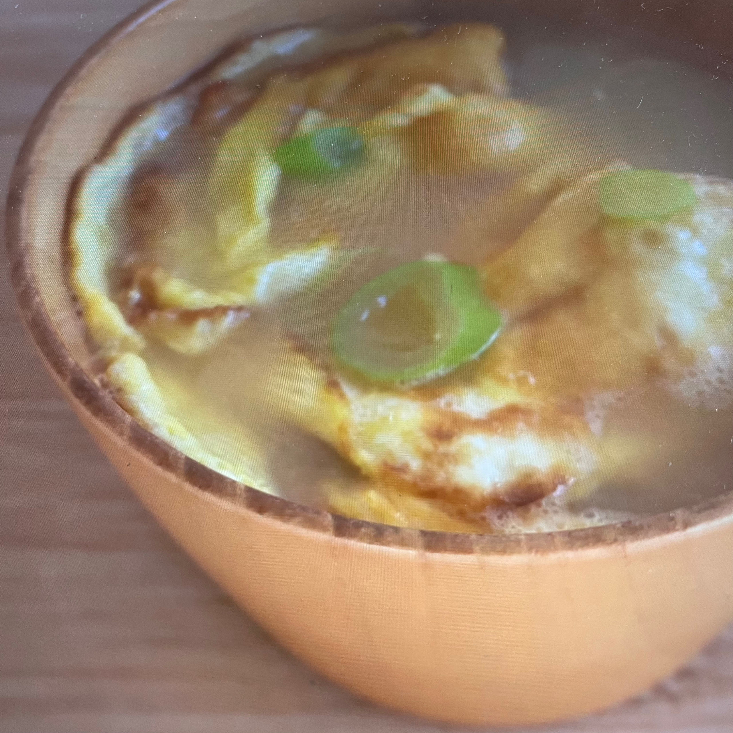 大葱味噌汤的做法