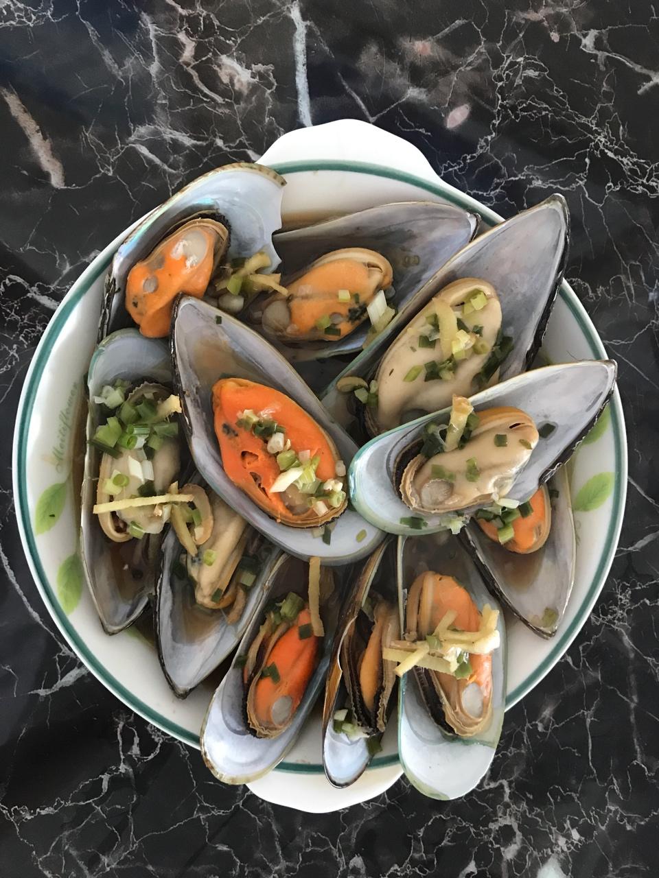 澳宝妈咪做的清蒸青口贝