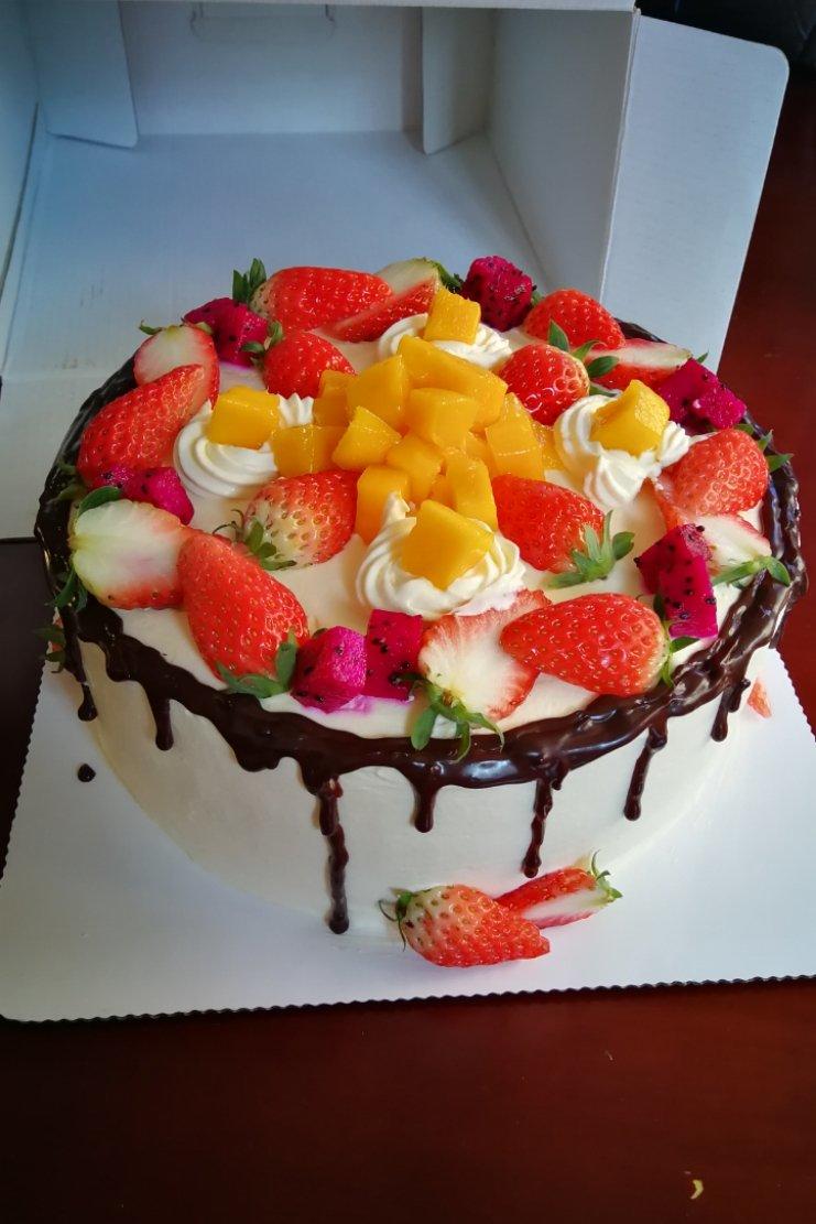 抹面＆淋面：春日缤纷奶油蛋糕