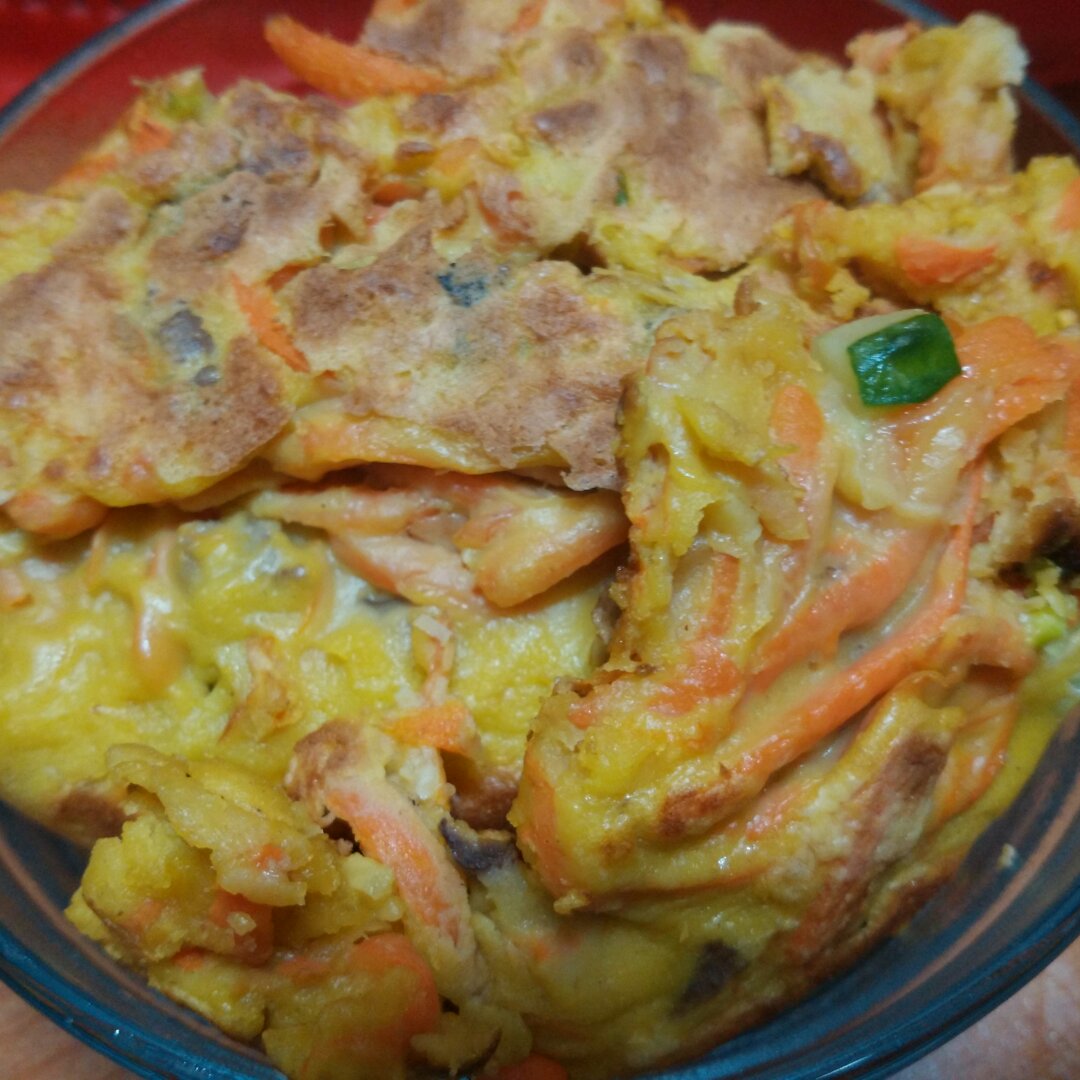 胡萝卜鸡蛋饼