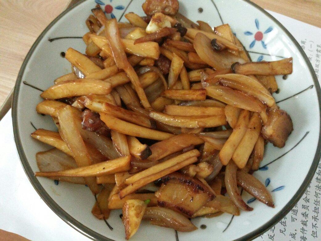 洋葱遇到杏鲍菇