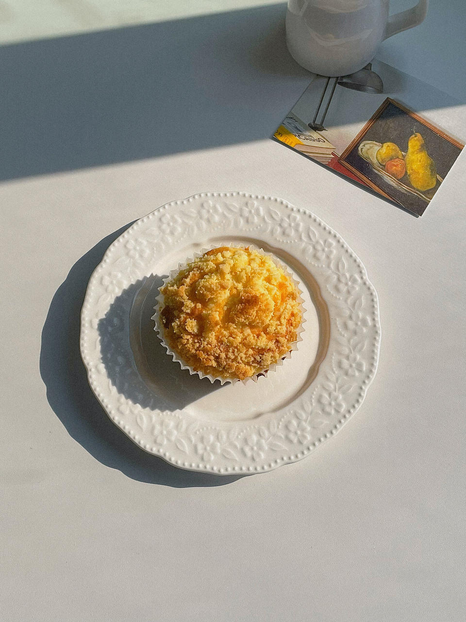 消耗柠檬酱/草莓酱/蓝莓酱的酥粒玛芬/纸杯蛋糕