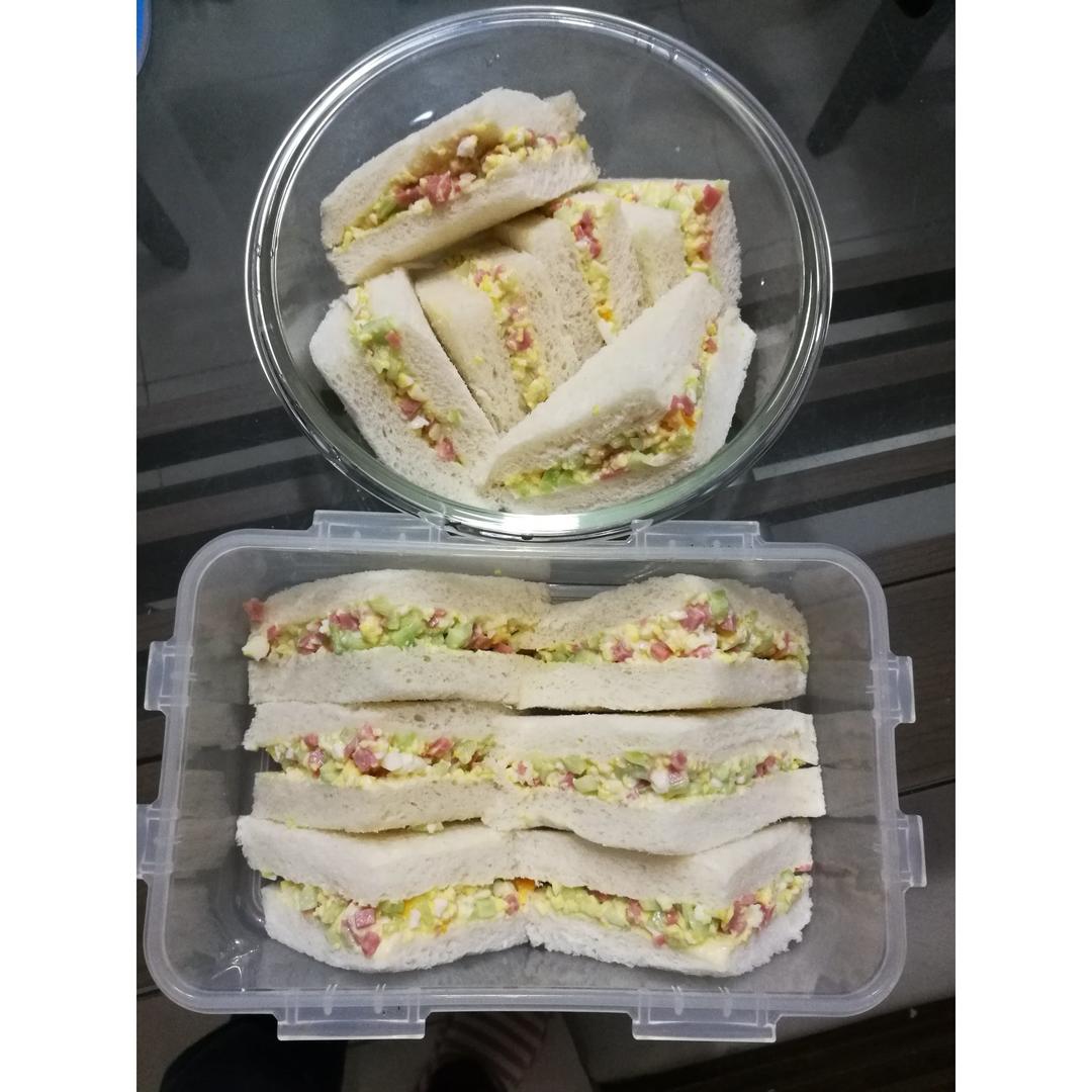 快手美味鸡蛋三明治